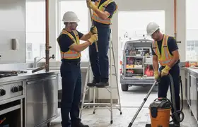 Emergency plumber in Modesto, CA fixing burst pipes for a home emergency repair call